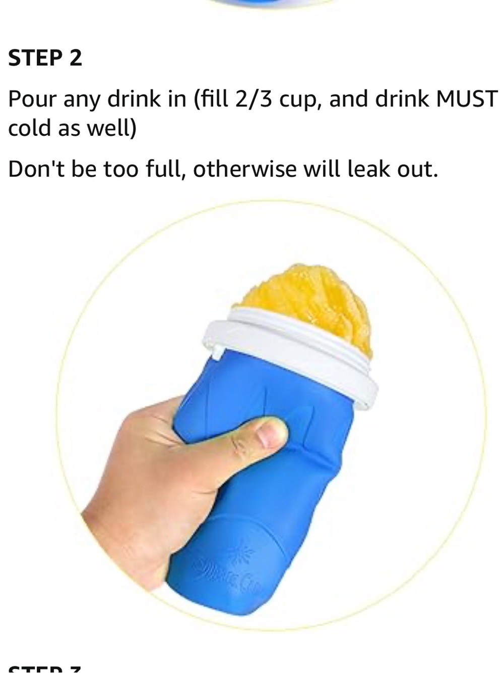 Color Land Slushy Cup, TIK TOK Slushie Maker Cup Frozen Magic Squeeze Cup Blue - Picture 11 of 13